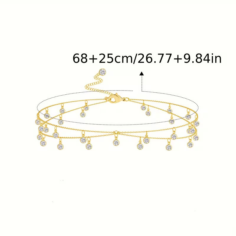Double Diamonds Waist Chains