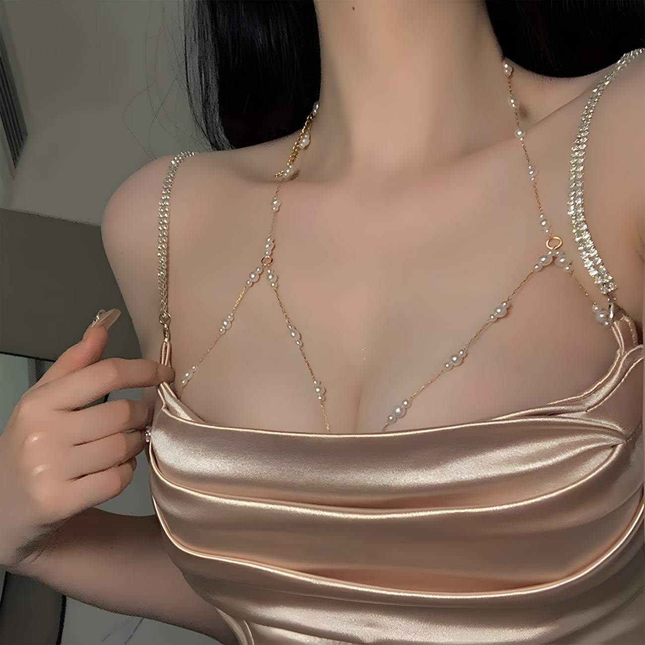 Pearl Chest Necklace