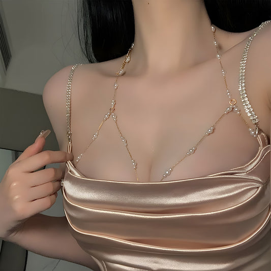Pearl Chest Necklace
