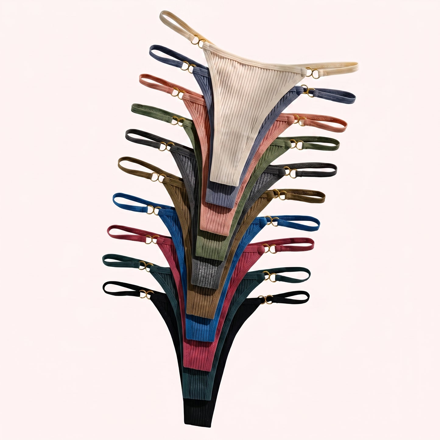10-Pack Thong Panties