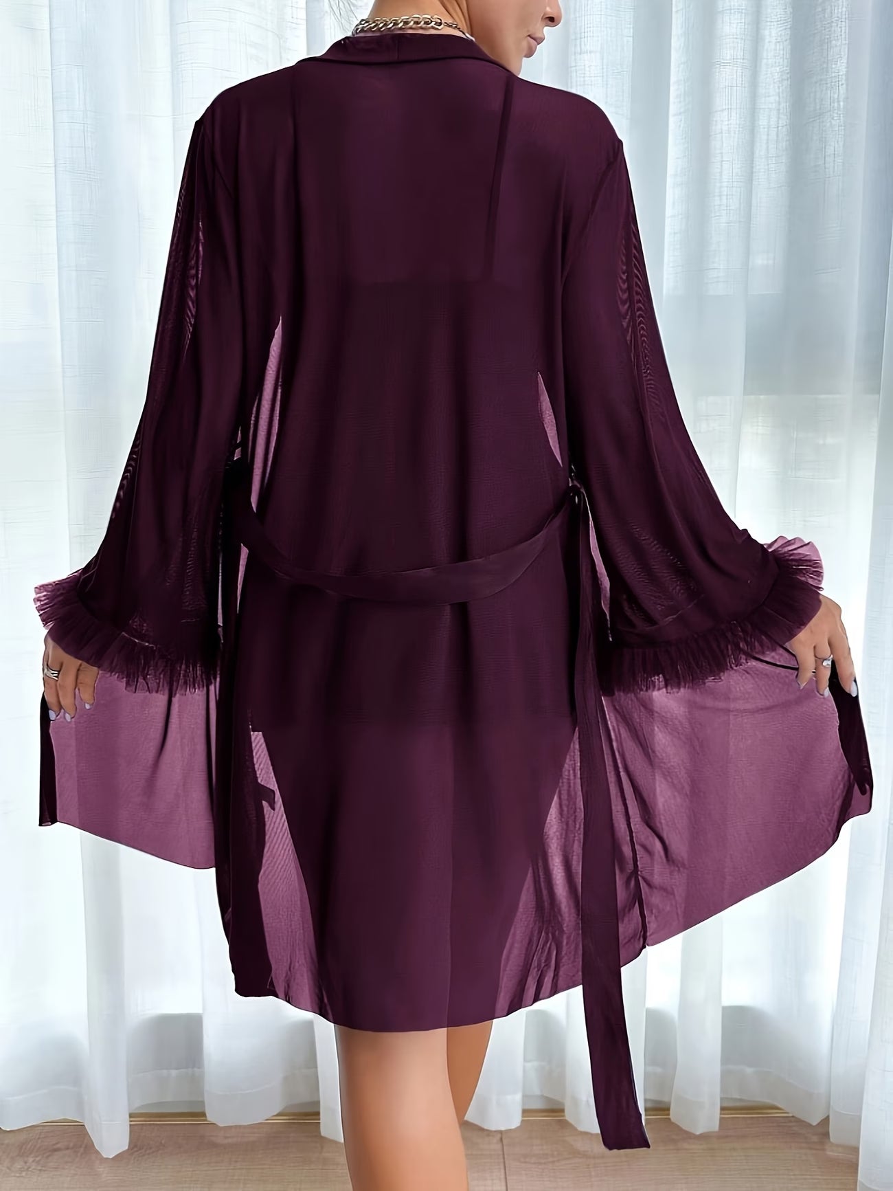 2 Piece Robe + Dress Pigama